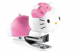 Hello Kitty Stapler - judge a solution by the results, not the appearance
