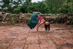 Jeny doing just one push-up a day to start a regular consistent permanent habit